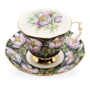 Royal Albert Porzellan Kaffee Tasse + Untertasse, Handbemalt